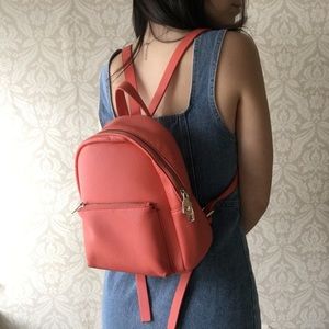 Parfois Coral Mini Backpack
